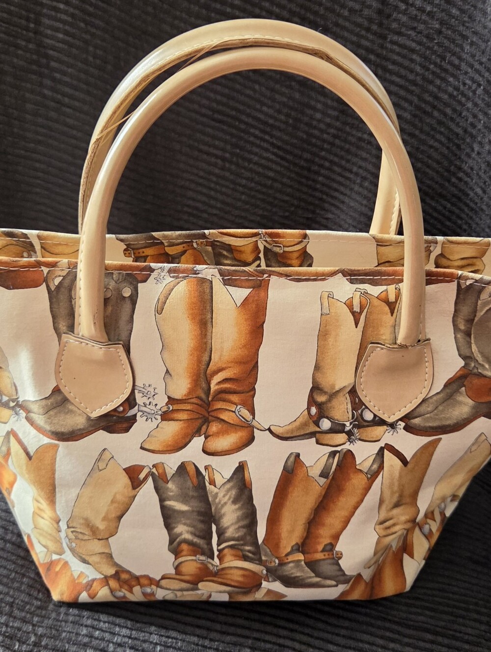 Western Boots Tote Bag by H. Ravi Of Dallas, Super Cute